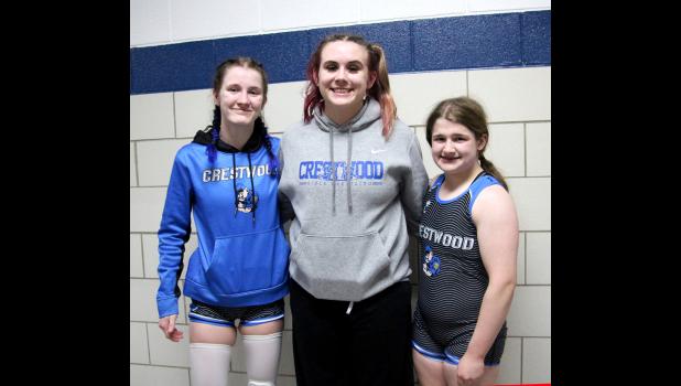 Kara Kennedy, Rose Niewoehner and Alanna Schatz qualified for the State Wrestling Tournament.