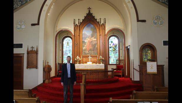 Pastor Petrer J. Faugstad of Saude Lutheran Church